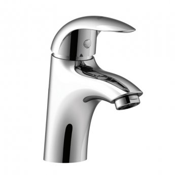 AKW Denova Basin Mono Mixer Tap with Clicker Waste - Chrome