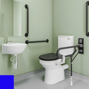 AKW Standard Doc M Pack with Close Coupled Disabled Toilet - Blue