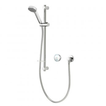 Aqualisa Quartz Blue HP/Combi Smart Digital Concealed Shower with Adjustable Head - Chrome