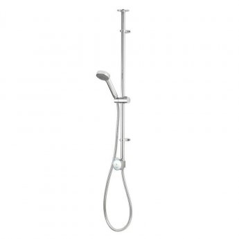 Aqualisa Quartz Blue HP/Combi Smart Digital Exposed Shower with Adjustable Head - Chrome