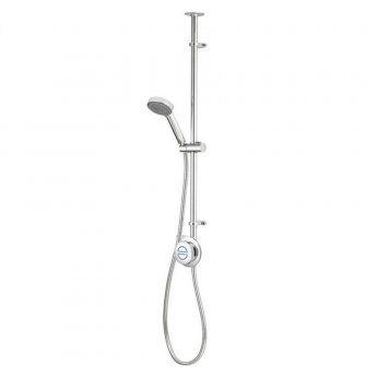 Aqualisa Quartz Classic HP/Combi Smart Digital Exposed Shower with Adjustable Head - Chrome