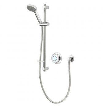 Aqualisa Quartz Classic Gravity Pumped Smart Digital Concealed Shower with Adjustable Head - Chrome