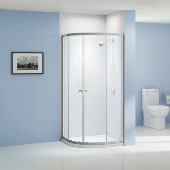 Aquashine Quadrant Shower Enclosure - 6mm Glass