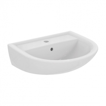 Armitage Shanks Sandringham 21 Wall Hung Basin 550mm Wide - 1 Tap Hole