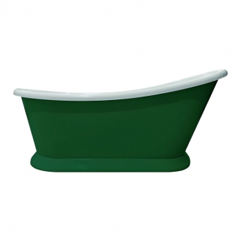 Bayswater Single Ended Freestanding Slipper Bath 1690mm x 740mm - Forest Green (inc Leg Set)