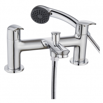 Bristan Aster Bath Shower Mixer Tap Pillar Mounted - Chrome