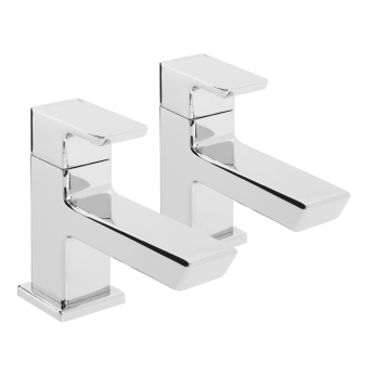 Bristan Cobalt Basin Taps Pair - Chrome