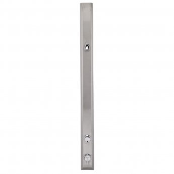 Bristan Commercial Timed Flow Shower Panel Vandal Resistant Head - Chrome