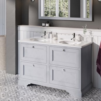 Burlington 130 1300mm 4-Drawer Floor Standing Vanity Unit