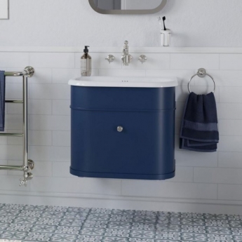 Burlington Chalfont 650mm 1-Drawer Wall Hung Vanity Unit
