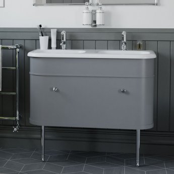 Burlington Chalfont 1000mm 1-Drawer Wall Hung Vanity Unit