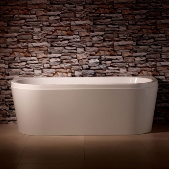 Carron Halcyon D Back to Wall Double Ended Bath 1750mm x 800mm - 5mm Acrylic