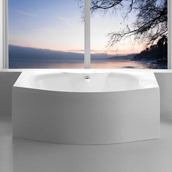 Carron Mistral Bow Front Rectangular Bath 1800mm x 700/900mm - 5mm Acrylic
