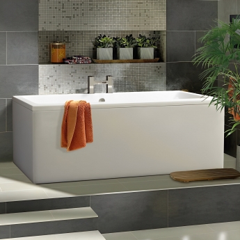 Delphi Berg Cubic Standard Rectangular Double Ended Bath 1700mm x 700mm - 0 Tap Hole (inc Leg Set)