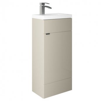 Delphi Blend Compact 400mm 1-Door Floor Standing Vanity Unit