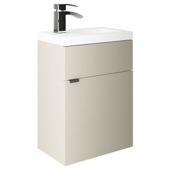 Delphi Blend Compact 400mm 1-Door Wall Hung Vanity Unit