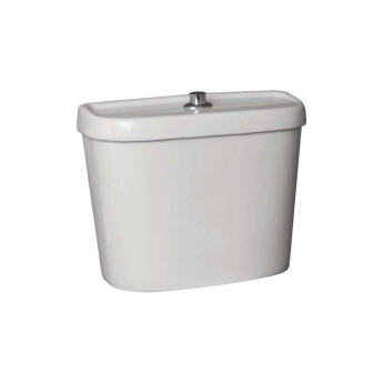 Delphi Comfort Doc M Button Flush Close Coupled Cistern - White