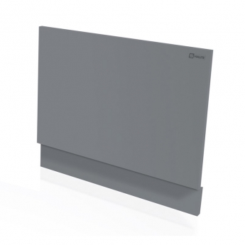 Delphi Halite End Bath Panel 550mm H x 700mm W - Grey Matt