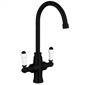 Delphi Rura Kitchen Sink Mixer Tap - Black