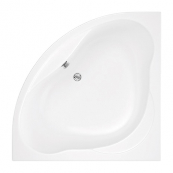 Delphi Symetria Offset Corner Bath 1200mm x 1200mm - 0 tap Hole