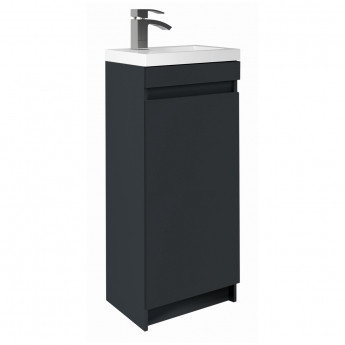 Delphi Weston 400mm 1-Door Floor Standing Vanity Unit