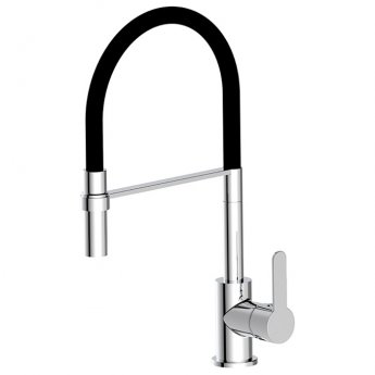 Deva Ellesmere Flexi Pull-Out Kitchen Sink Mixer Tap - Chrome