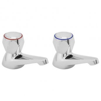 Deva Profile Bath Taps Pair - Chrome