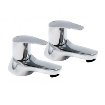 Duchy Javary Bath Taps Pair - Chrome