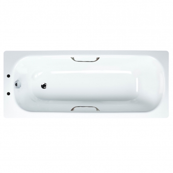 Duchy Single Ended Steel Bath with Twin Grips 1500mm x 700mm  (inc Leg Set)