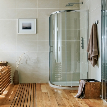 Duchy Spring 1-Door Quadrant Shower Enclosure - 6mm Glass