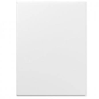 Duchy Straight Acrylic Bath End Panel 510mm H x 700/750mm W - White (Cut to size by installer)