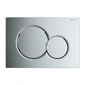 Geberit Sigma01 Dual Flush Plate - Gloss Chrome