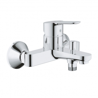 Grohe BauEdge Single Lever Bath Shower Mixer Tap - Chrome