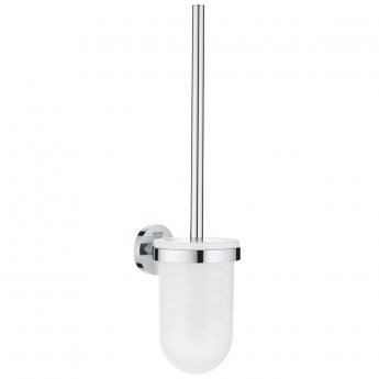 Grohe Essentials Toilet Brush Set Wall Mounted - Chrome