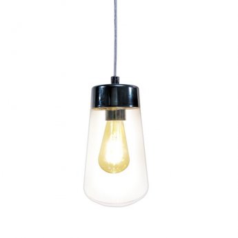 HiB Summit LED Pendant Light 135mm Wide - Chrome