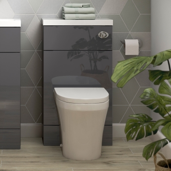 Hudson Reed Fusion Compact 500mm Back-to-Wall WC Unit