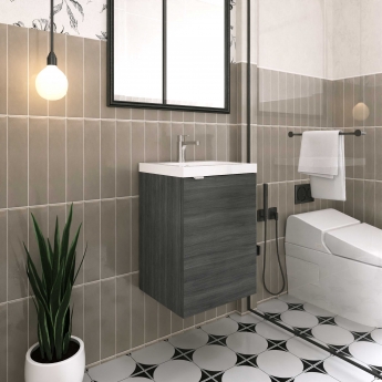 Hudson Reed Fusion 400mm 1-Door Wall Hung Vanity Unit