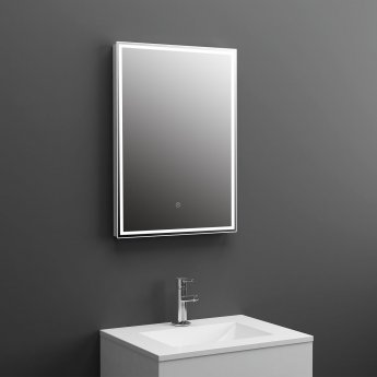 Hudson Reed LED Bathroom Mirror with 26W Bulb 700mm H x 500mm W