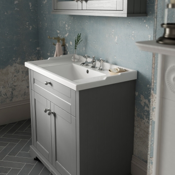 Hudson Reed Old London 600mm 2-Door Floor Standing Vanity Unit