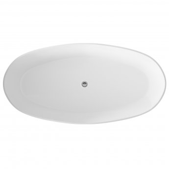 Hudson Reed Rose Freestanding Bath 1510mm x 760mm - Matt White