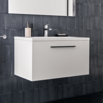 Ideal Standard I.Life B Wall Hung 1-Drawer Vanity Unit with Basin 600mm Wide - Matt White