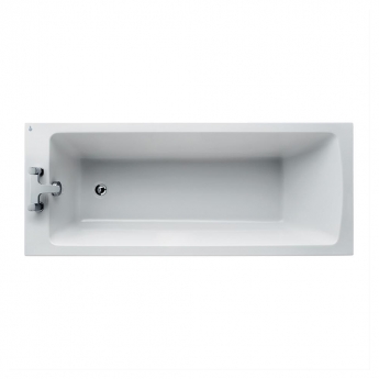 Ideal Standard Tempo Arc Single Ended Rectangular Bath 1700 x 700mm White 0 Tap Hole (inc Leg Set)