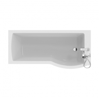 Ideal Standard Tempo Arc Shower Bath Right Handed 1700mm x 700mm/800mm 0 Tap Hole (inc Leg Set)