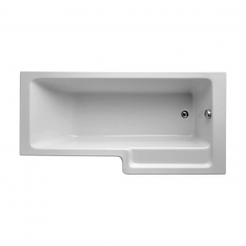 Ideal Standard Tempo Cube L-Shaped Shower Bath 1700mm x 700mm/850mm Right Handed 0 Tap Hole (inc Leg Set)
