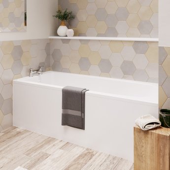 Ideal Standard Tesi Single Ended Idealform Rectangular Bath 1600mm x 700mm - Acrylic (inc Leg Set)