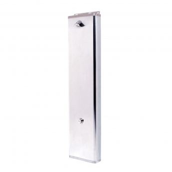 Inta Shower Panel Single Entry Timed Flow Control & Vandal Resistant Head Stainless Steel