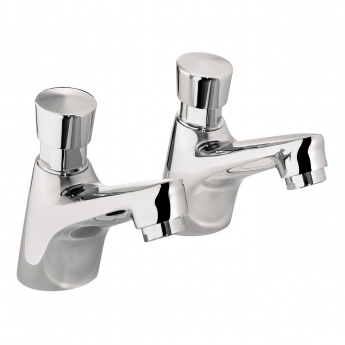 JTP Sensor Non-Concussive Basin Taps Pair - Chrome