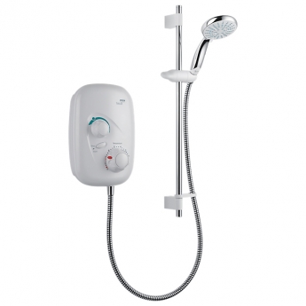 Mira Event XS Thermostatic Power Shower - White/Chrome