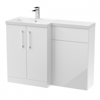 Arno 1100mm Combination Vanity Basin and Toilet Unit