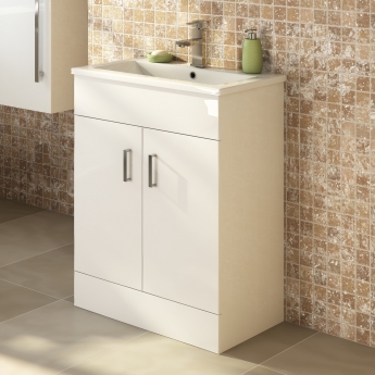 Eden 600mm 2-Door Floor Standing Vanity Unit